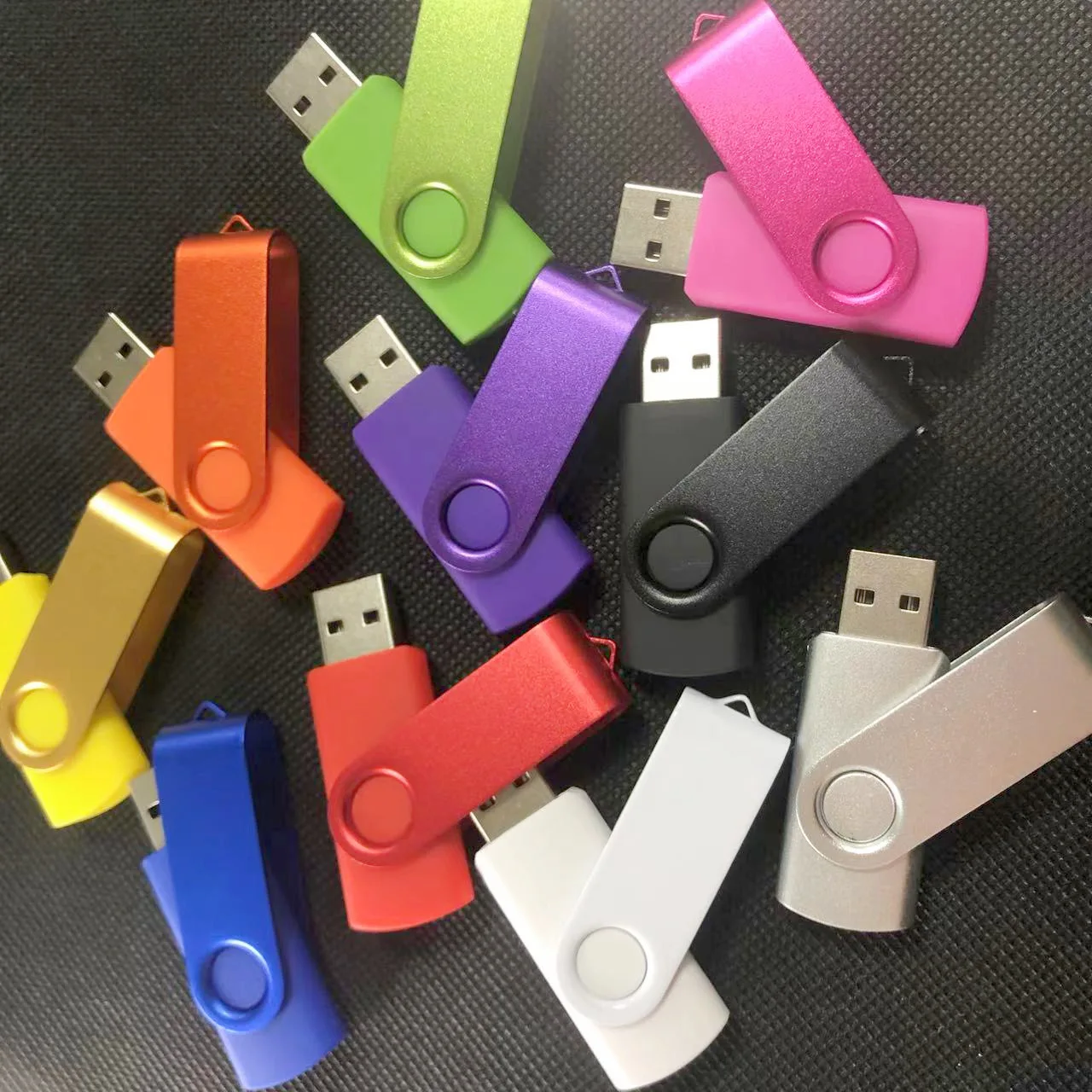 X 10 шт. пользовательская УФ-печать цветной логотип металлические зажимы USB 2,0 4 ГБ 8 ГБ 16 ГБ 32 ГБ 64 ГБ флэш-накопители