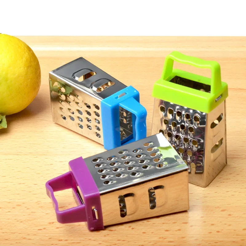 

Stainless Steel Mini Four-Sided Grater Planer Multifunctional Peel Cutter Fruit Ginger Garlic Grater Cooking Kitchen Accessories