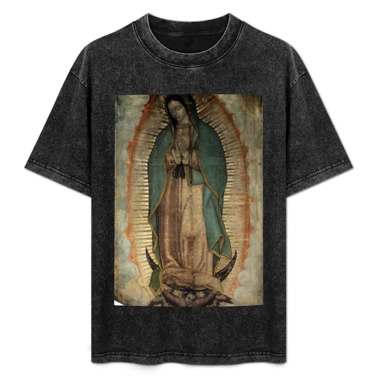 

Original image of Our Lady of Guadalupe T-Shirt valentines boutique clothes Funny t-shirt Aesthetic clothing mens white t shirts
