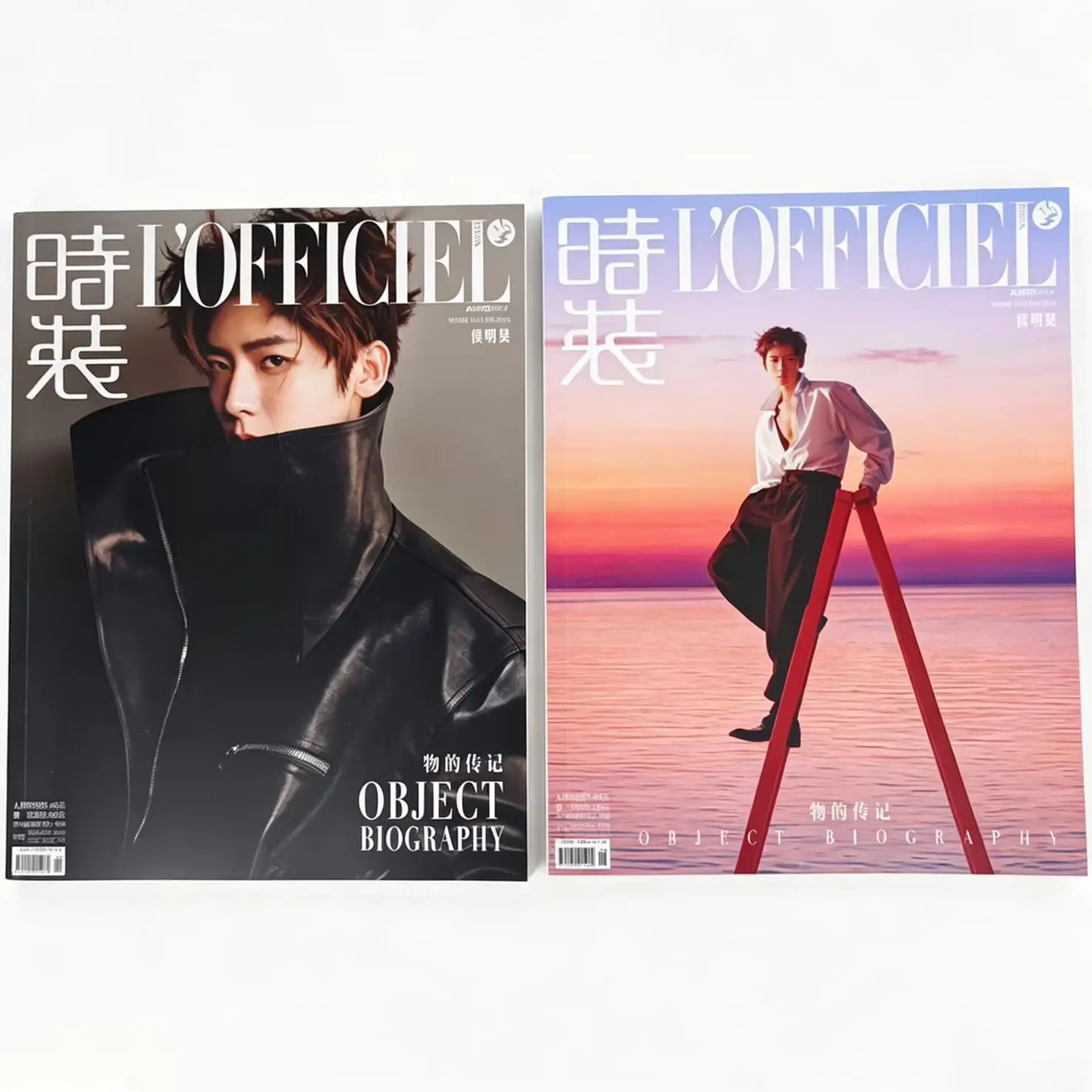 L'officiel China Magazine May 2025 Cover Hou Minghao K-pop Style Chinese Actor Celebrity Merchandise Book