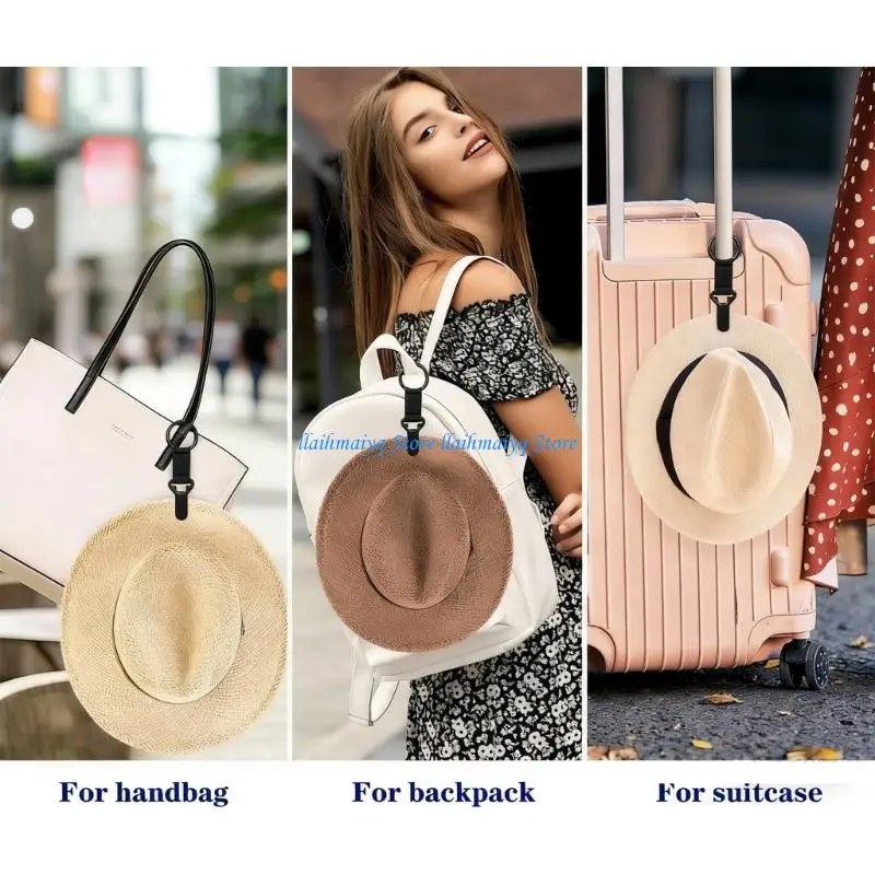 

573B Practical Metal Cap Holder For Hiking Camping And Cycling Easy To Carry Compact Design Securely Hold to Keep Hat Shaped