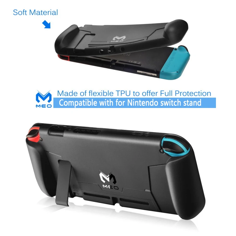 Защитный чехол для Nintendo Switch, устойчивый к царапинам чехол из ТПУ, мягкий интегрированный защитный чехол NS, ручка захвата, игровые аксессуары