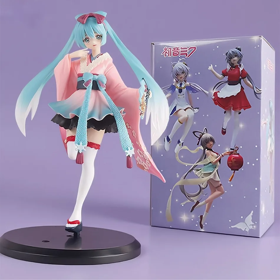 جديد هاتسون ميكو أنيمي الشكل اللعب نيو طوكيو سلسلة كيمونو ميكو Kawaii الكرتون البلاستيكية عمل تمثال نموذج دمى هدايا أعياد الميلاد #1