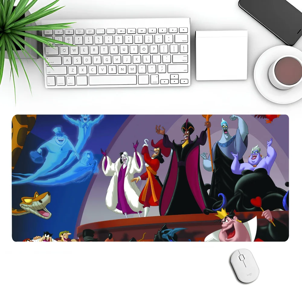 Non-slip Mouse Pad D-Disney V-Villains Suitable For Office Computers Laptops E-sports Game Desk Mats XXL Keyboard