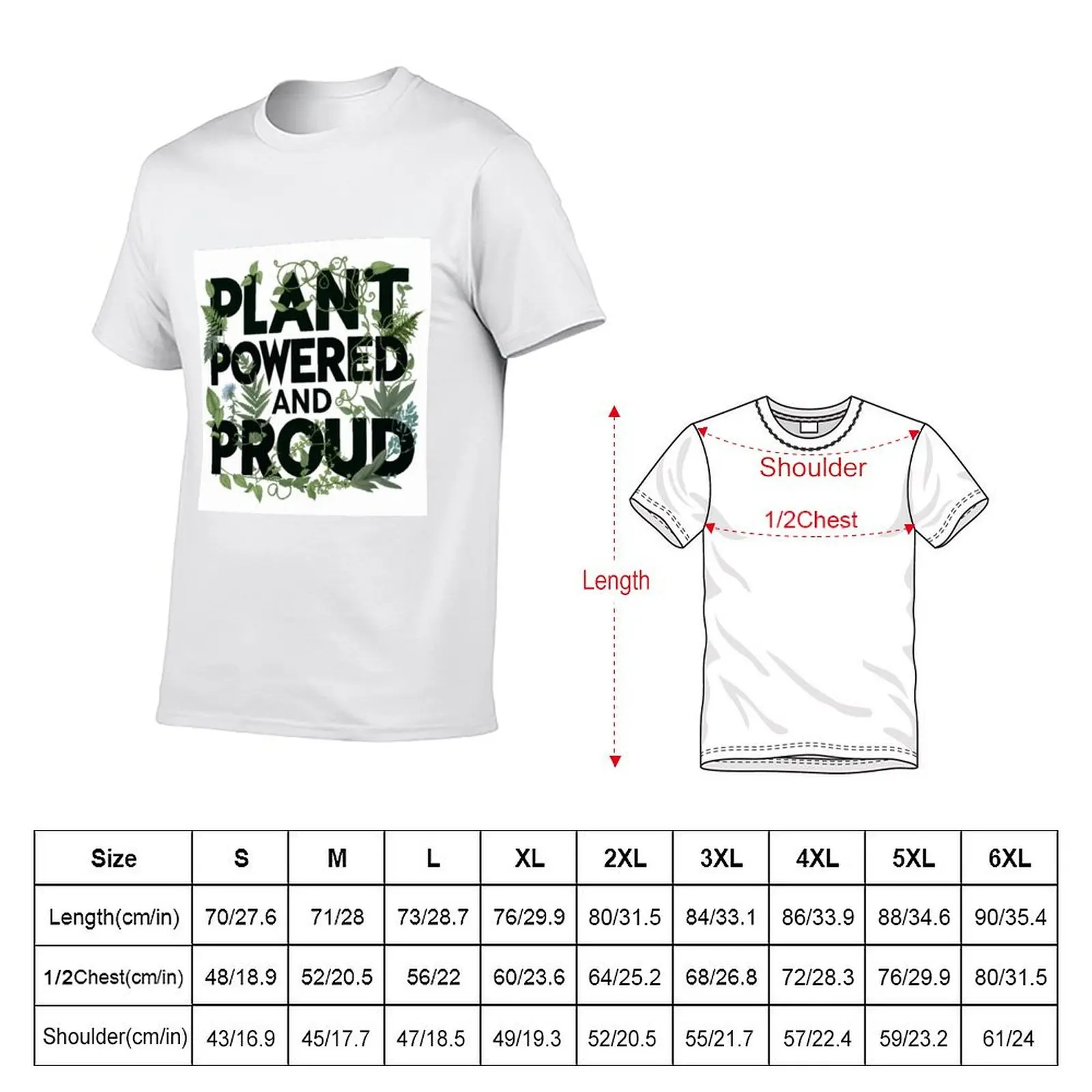 Plan powered and proud T-Shirt Lightweight Casual Summer T-Shirt