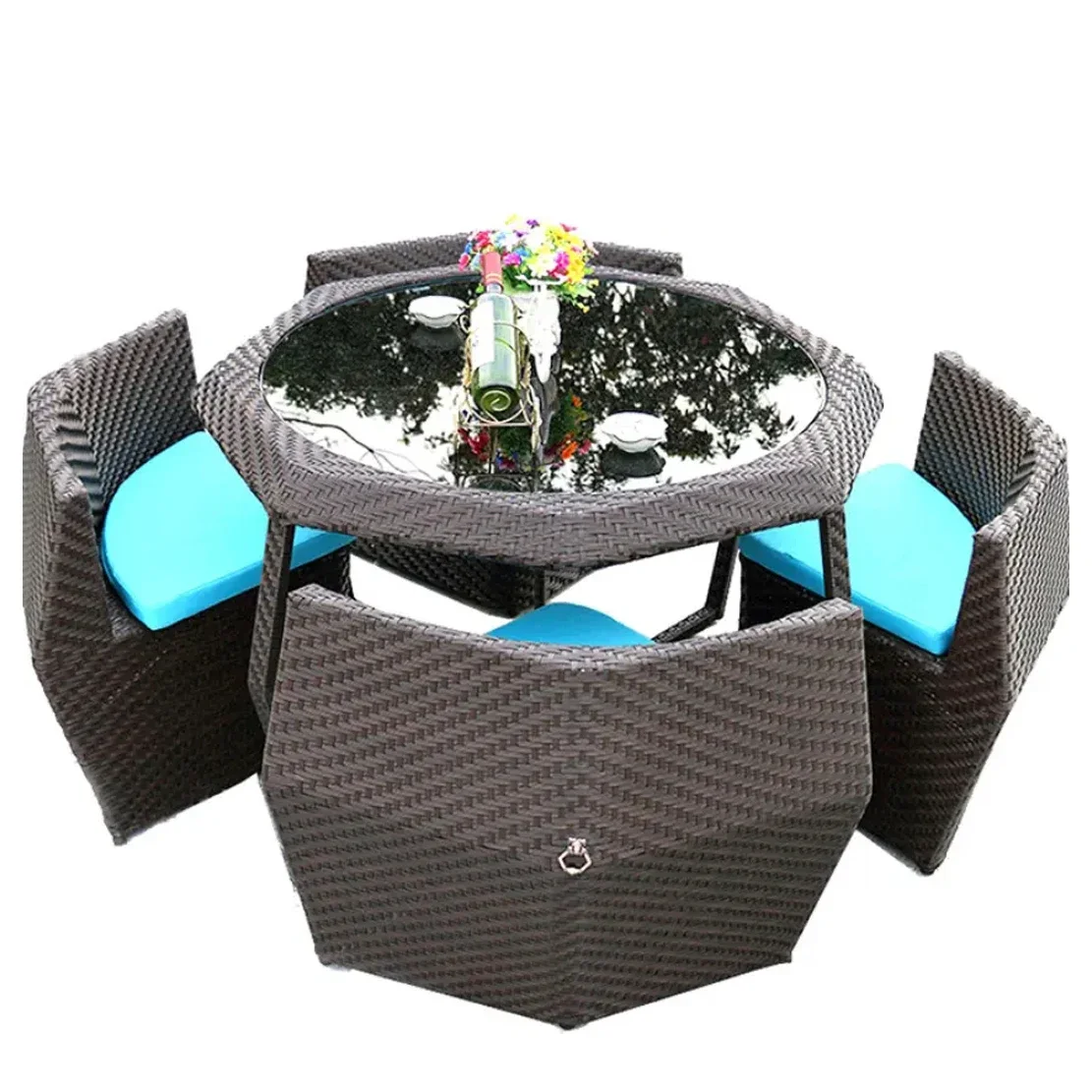 Factory Outdoor Chair And Table Furniture Rattan Garden Patio Set Garden Sets