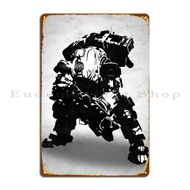 Titanfall 2 Scorch Metal Sign Wall Mural Personalized Cinema Wall Decor Club Tin Sign Poster