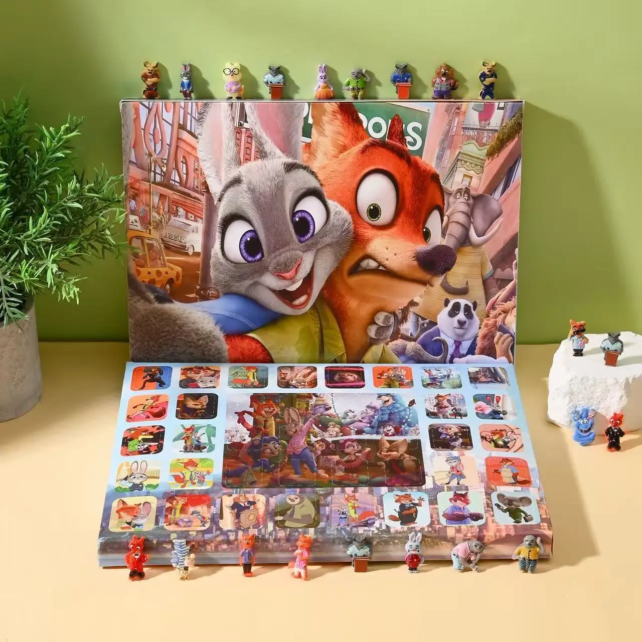 40個入り ディズニー ズートピア ジュディ・ホップス ニック・ワイルド レジン製ミニ静態キャラクターモデル アニメ ブラインドボックス ケーブファン 男の子 女の子 クリスマスプレゼント