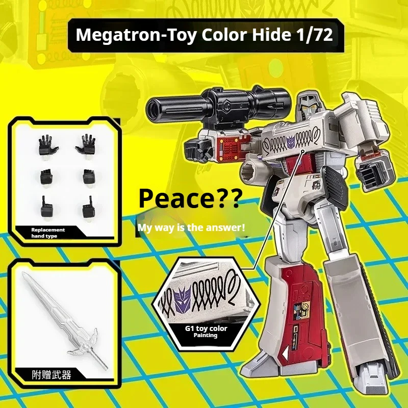 ‌ AULDEY ของเล่น Transformers AAE Series Megatron Goldbug Bumblebee Action Figure ของเล่นสะสมของขวัญ Attack on Earth Ver.2
