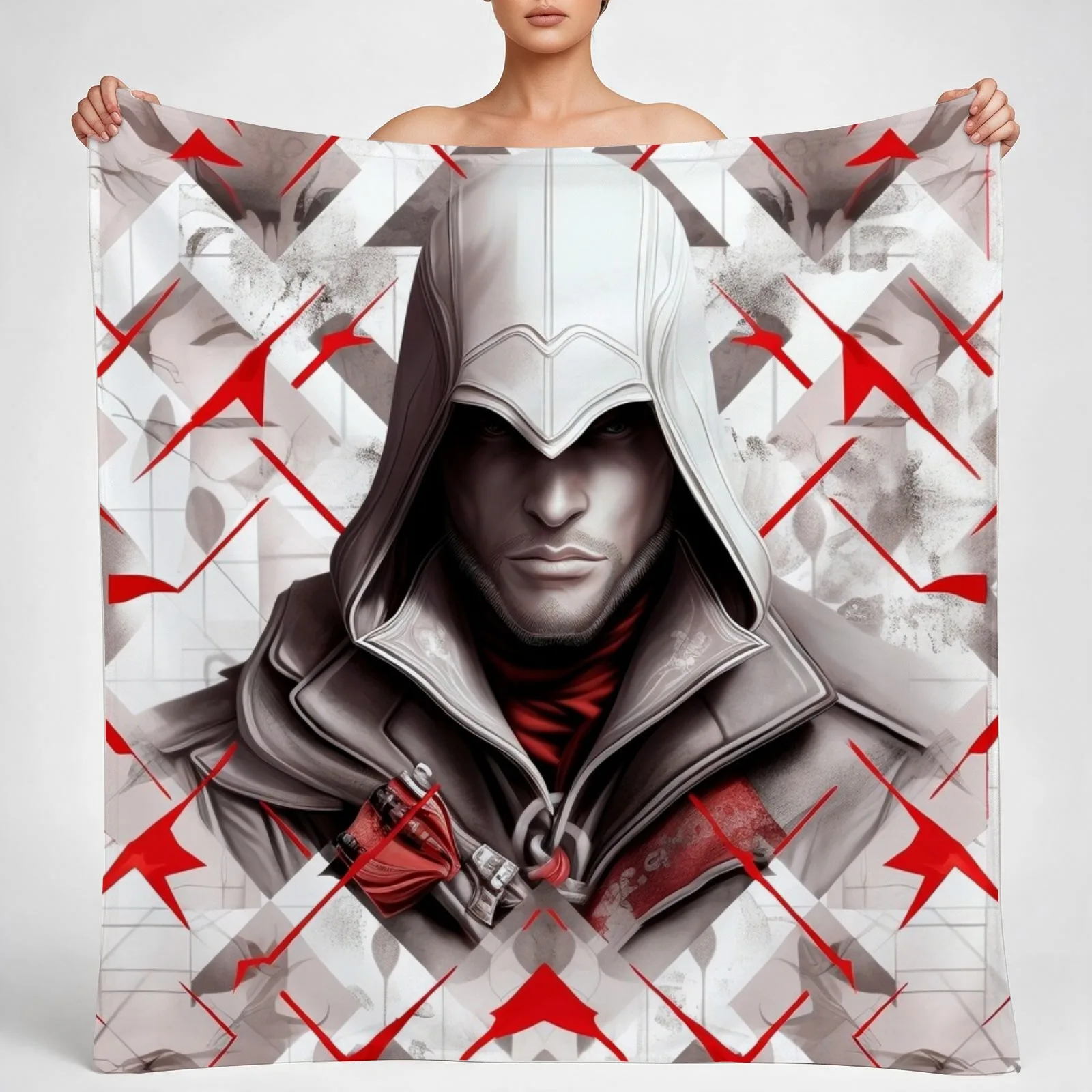 The Master Assassin Throw Blanket couch cozy soft plush fuzzy picnic outdoor blanket