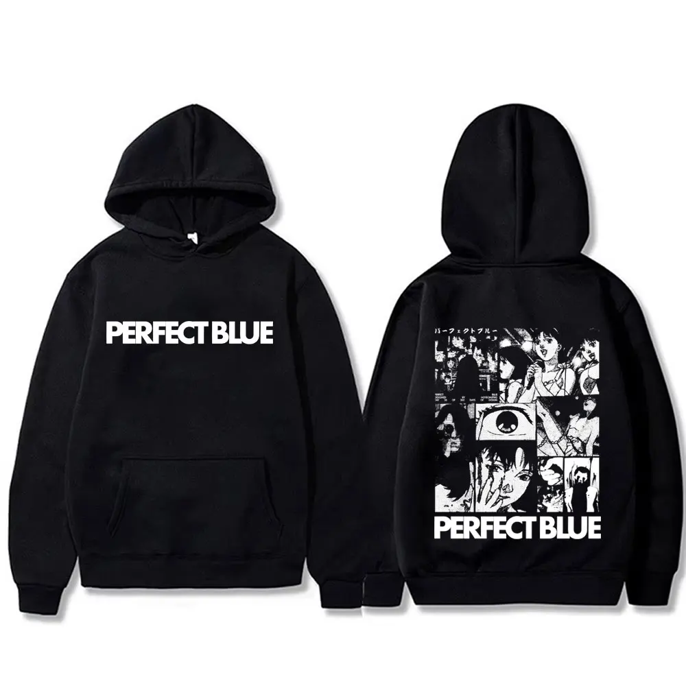 

Thriller Horror Anime Perfect Blue Graphic Hoodie Men Women Manga Casual Harajuku Pullover Hoodies Male Y2k Oversized Streetwear