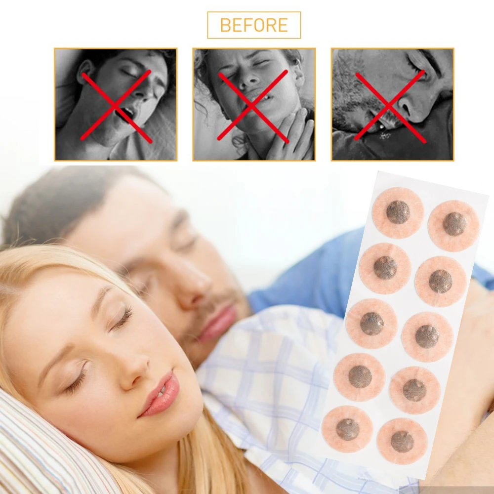 

10/30/50Pcs Nose Strips Pack of Anti-Snoring Nose Strips Magnetic Nose Strips Intake Breathing Nasal Strip Reduce Snoring Patch