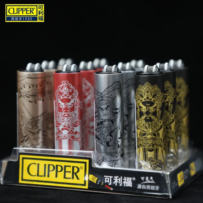 Clipper Butane Torch Lighter Metal Sand Wheel Igniter 12 Whole Gas Gadget Smoking Accessories for Men