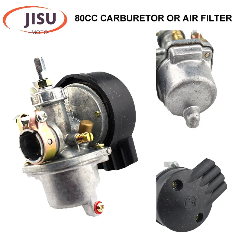 Carburetor With Air Filter For 49cc 60cc 66cc 80cc Carburetor 2 Stroke Engine Motorized Bicycle  MotorcycleParts