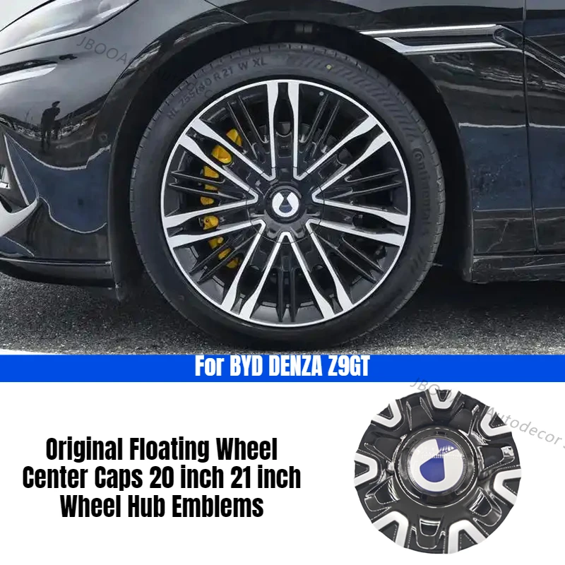 For BYD DENZA Z9 Z9GT Car Floating Wheel Center Cap 20 21 inch Wheel Hub Emblems wheel Decorative Covers Wheels Hubcap Core Logo
