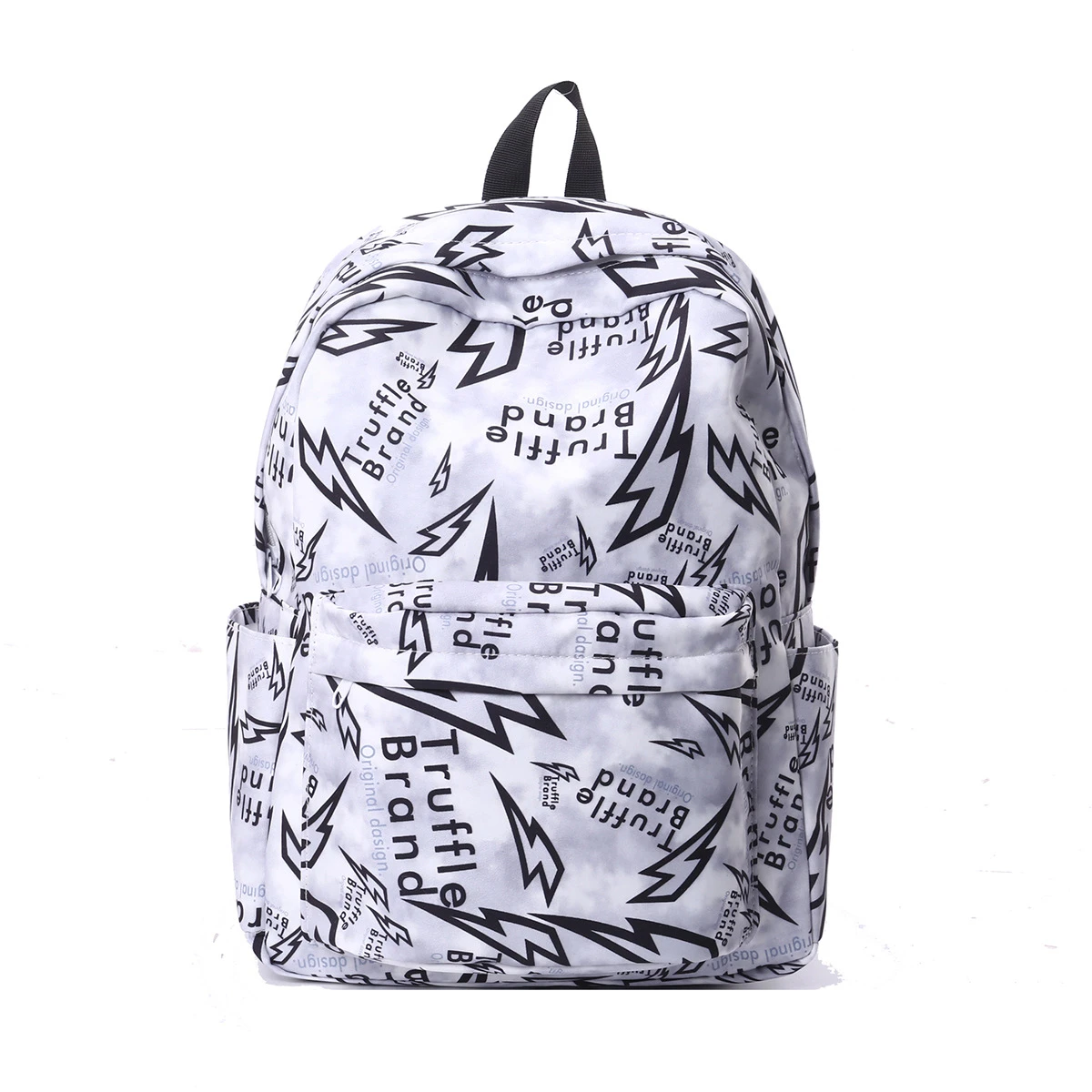 2026 Novelty Street Graffiti Trendy Backpack for Middle & High School Students, Girls Boys Printed Commuter Travel Rucksack