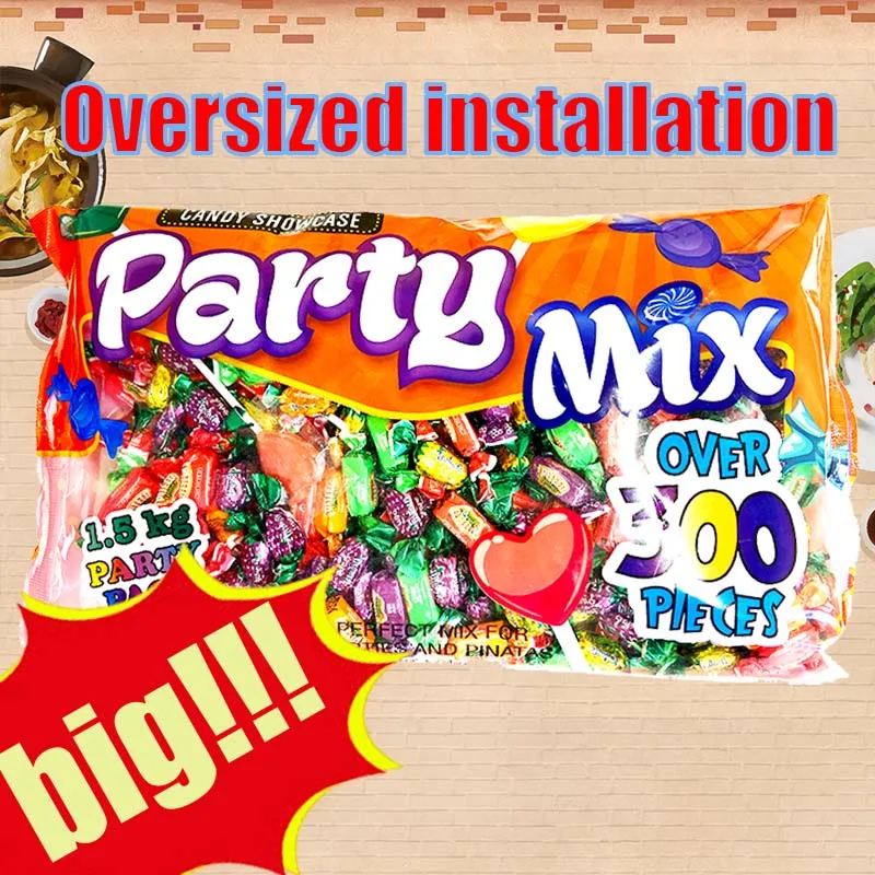 Party Mix Candy 3,3 lb * 1 pak Superformaat snoep Gemengd snoep met een onverslaanbare hoeveelheid snoepgummies, lolly's, harde snoepjes
