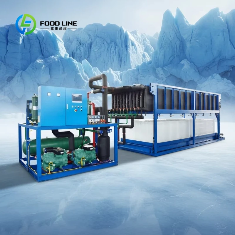 Customized Industrial Compressor Ice Block Making Machine Large Capacity Ice Block Heavy Duty Ice Block Machine