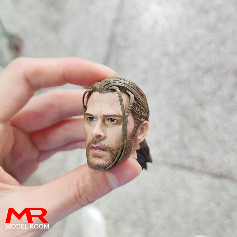 Elite Speelgoed 1/6 Chris Hemsworth Vlecht Haar Hoofd Beeldhouwen Carving Model Fit 12 ''Mannelijke Soldaat Action Figure Body Poppen