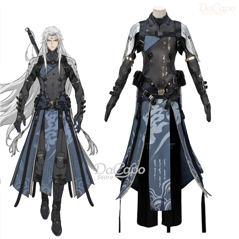 

Wuwa Calcharo Косплей Костюм Парик Wuthering Waves Мужчины Ролевая игра Аниме Roelplay Игровая одежда Хэллоуин Вечеринка Наряд Мужской Disfraz