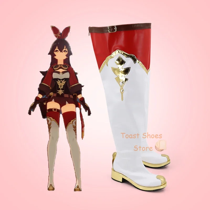 

Игра Косплей Комикс Аниме Игра для Con Хэллоуина Косплей Костюм Опора Genshinimpact Янтарная обувь