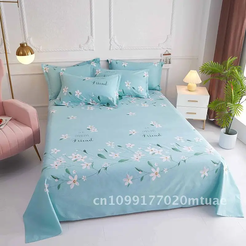 

Cotton Sheets Single Bed 200x230cm Striped Pattern Cotton Dormitory Bunk Bedding Yellow Floating Flowers Falling Shadows Posy