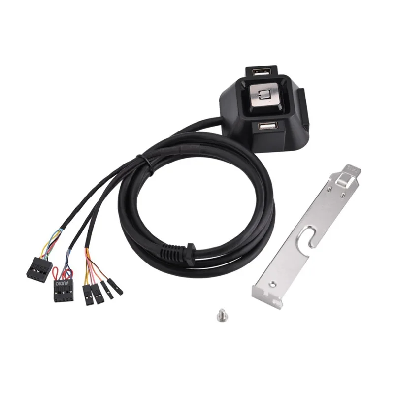 

Desktop Computer Case Switch Reset HDD External ON Off Dual Motherboard Boot Push Plug Switch Extension Supply Supplies