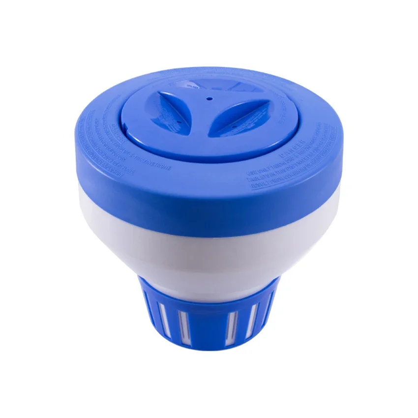 1pc 7Inch Thickened Pool Floating Dose Box Bath Pool Automatic Dose Dispenser Pool Sanitizing Supplies