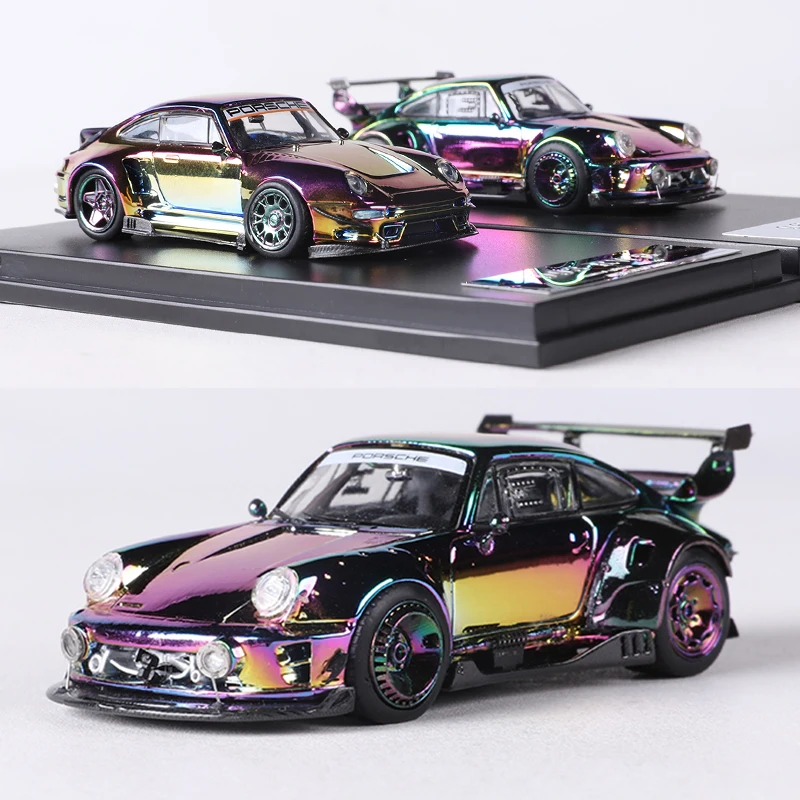 DCM 1:64 RWB964/993 Scale Alloy Die-Casting Simulation Car Model Collection Decoration display gift