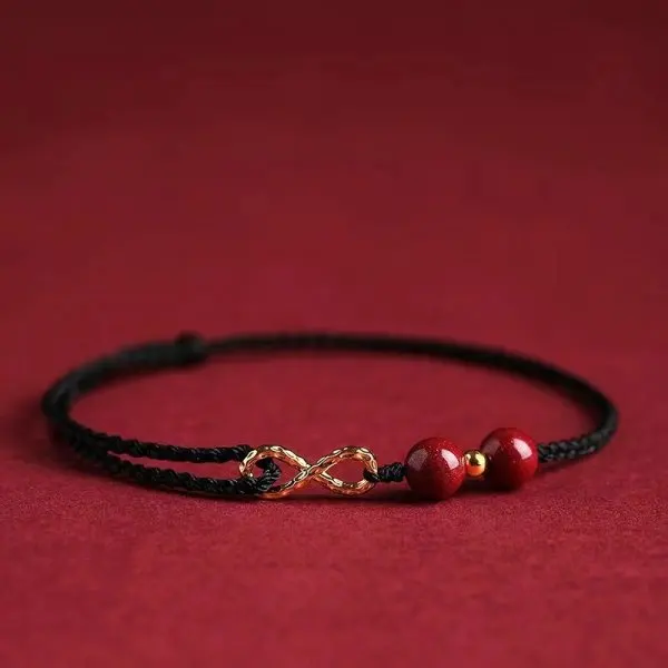 Mode Einfache Glück Knoten Rot Seil Armbänder für Frauen Männer Handgemachte String Einstellbare Armband Freundschaft Amulett Schmuck Geschenk