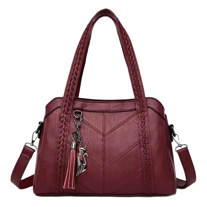 2024 Luxury Tassels Handbags Women Leather Bags Designer Handbags High Quality Crossbody Bags For Women Shoulder Bag Sac A Main