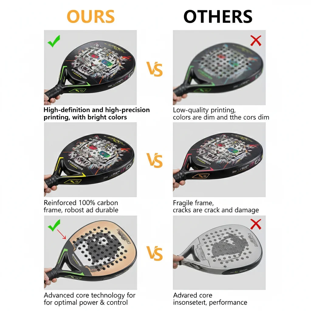 Professional 24K Carbon Fiber  - Badminton Logo review and price