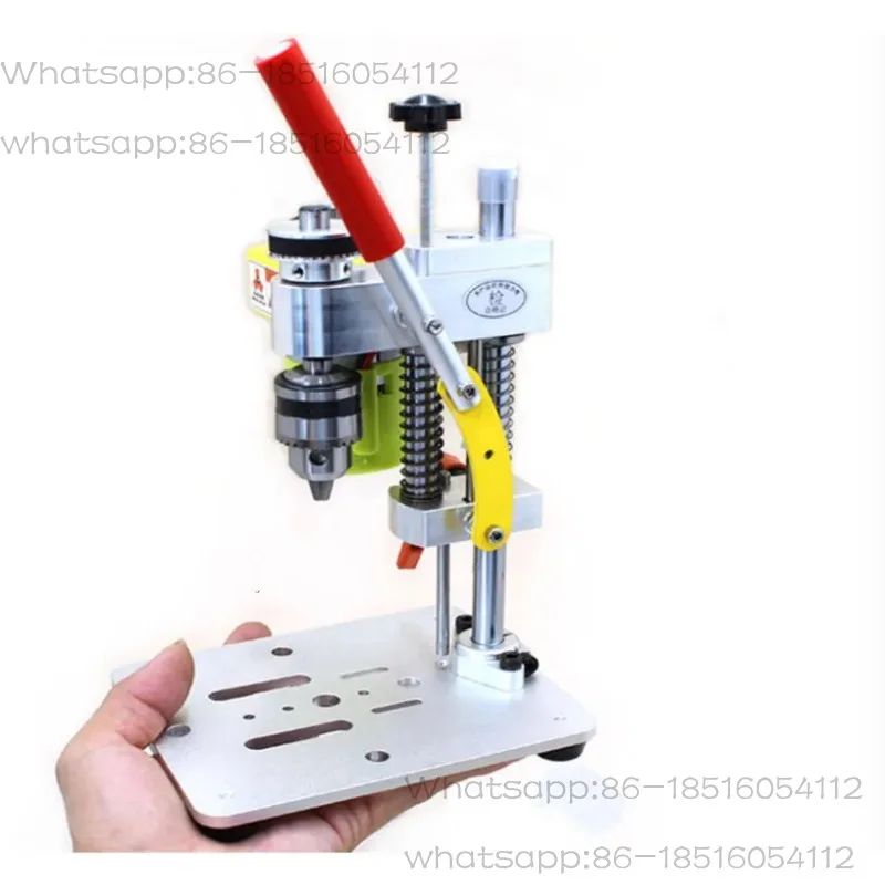 Mini Drill Press Precision Desktop Drilling Machine DIY Hole Drilling Machine 795 Motor B10 Chuck Metal Wood DIY Craft Tools