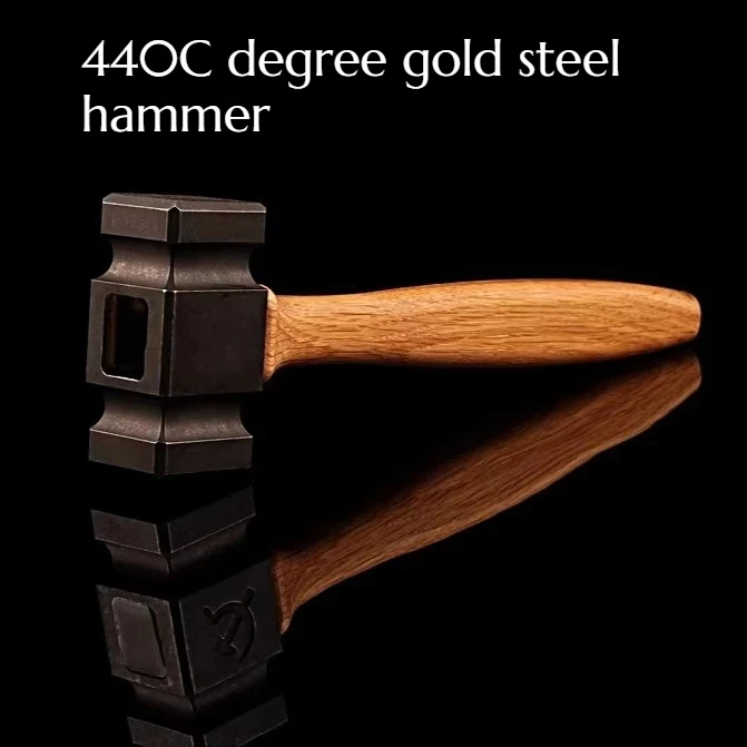 NEW HRC58 Degree Metalworking Hammer of High-quality Hand Tool 440C Heavy-duty Stone Working Hammer