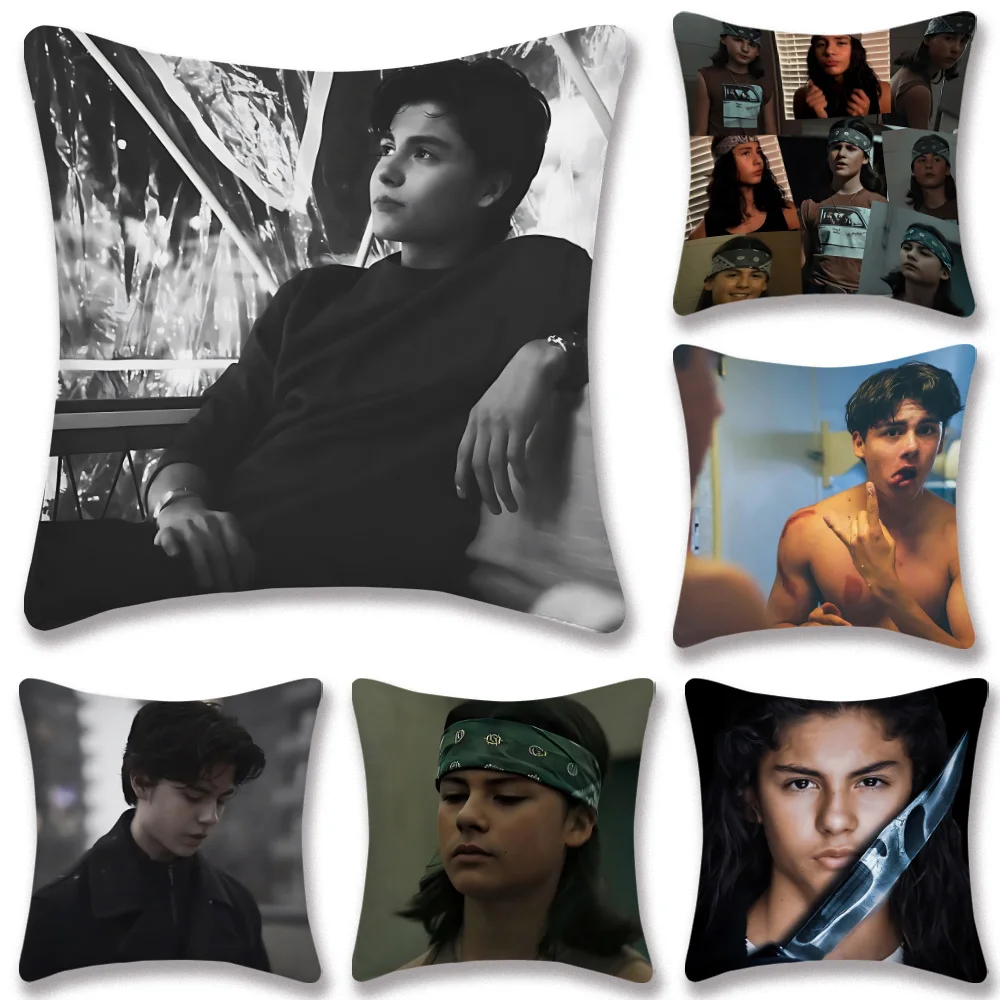 Actor Pillow Covers Cartoon Sofa Decorative Home Double-sided Printing Short Plush Cute Cushion M-Miguel M-Mora Cover