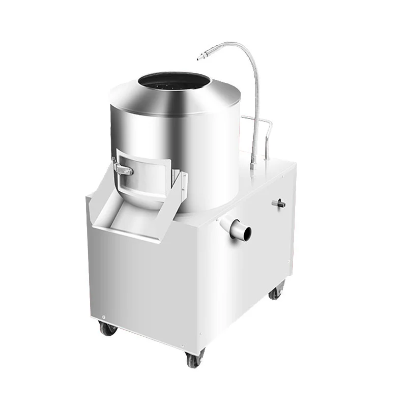 

Automatic Ginger Cleaning and Slicing Machine, Electric Potato Cleaning and Peeling Machine, Fresh Potato Peeling Machine