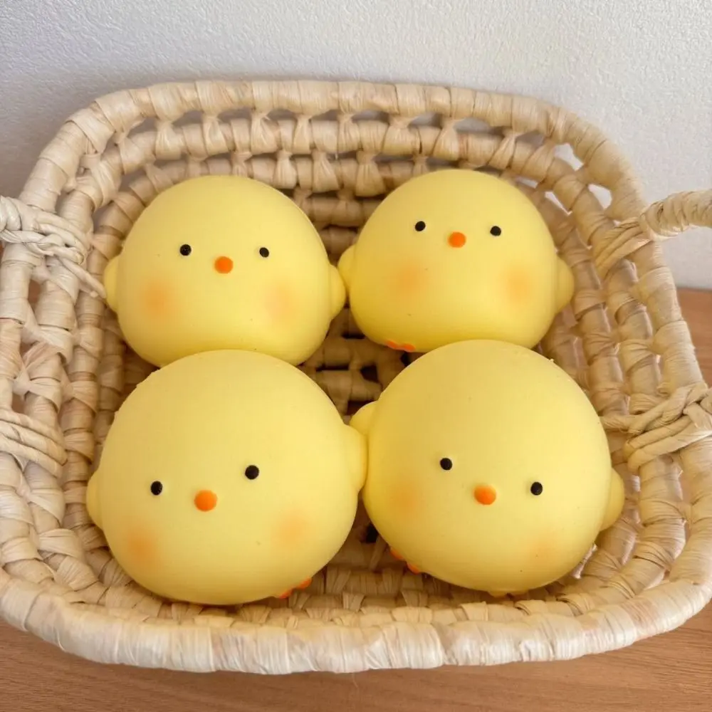 

Gift Cartoon Yellow Chick Stress Relief Toy Soft Slow-rise Relief Relax Toys Sticky Squeeze Toy