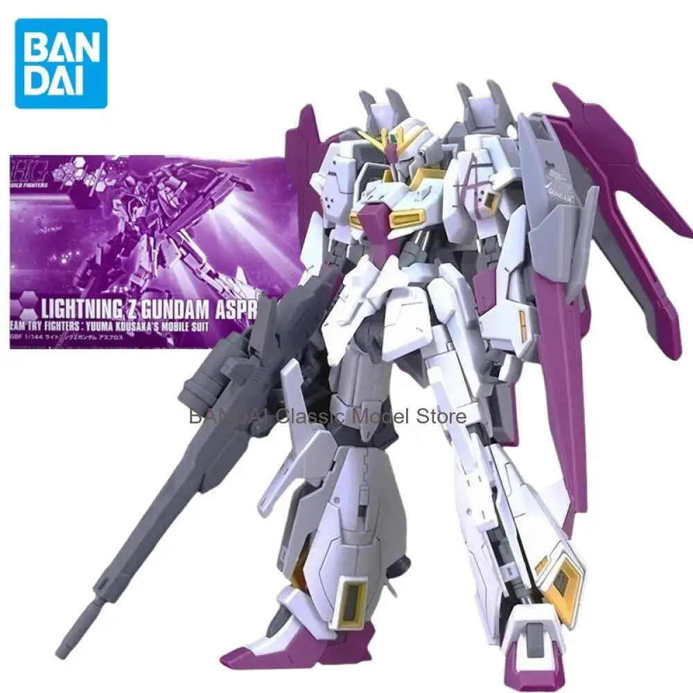 

Bandai HGBF 1/144 MSZ-006LGT Lightning Z Gundam Aspros Action Figures Mobile Suit Gundam Polastic Model Kit Anime Toys for Boys