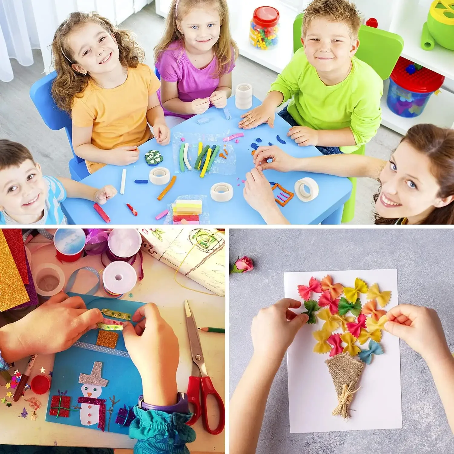 1500 نقطة من شريط نقطة قابل للإزالة من غراء البالونات، 15 لفة من ملصقات النقاط على الوجهين لتزيين الزفاف الحرفية