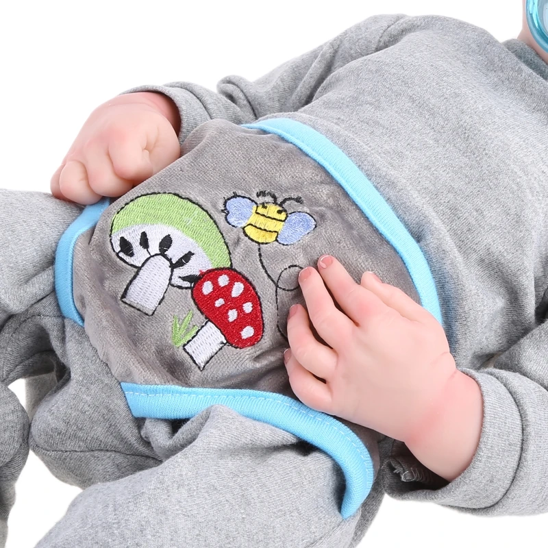 Baby for Doll Hand Detailed Painting Newborn Vinyl/Cloth Body Baby