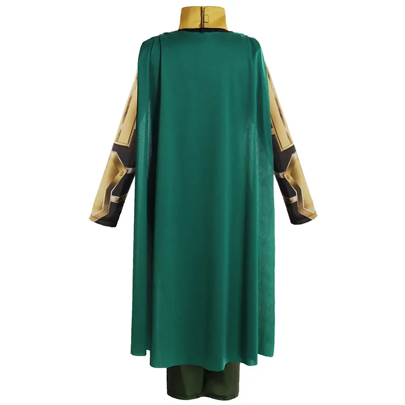 Loki คอสเพลย์เครื่องแต่งกาย unisex เด็กชายหญิงซูเปอร์ฮีโร่บทบาทเล่นชุด jumpsuit ของขวัญปาร์ตี้ฮาโลวีน