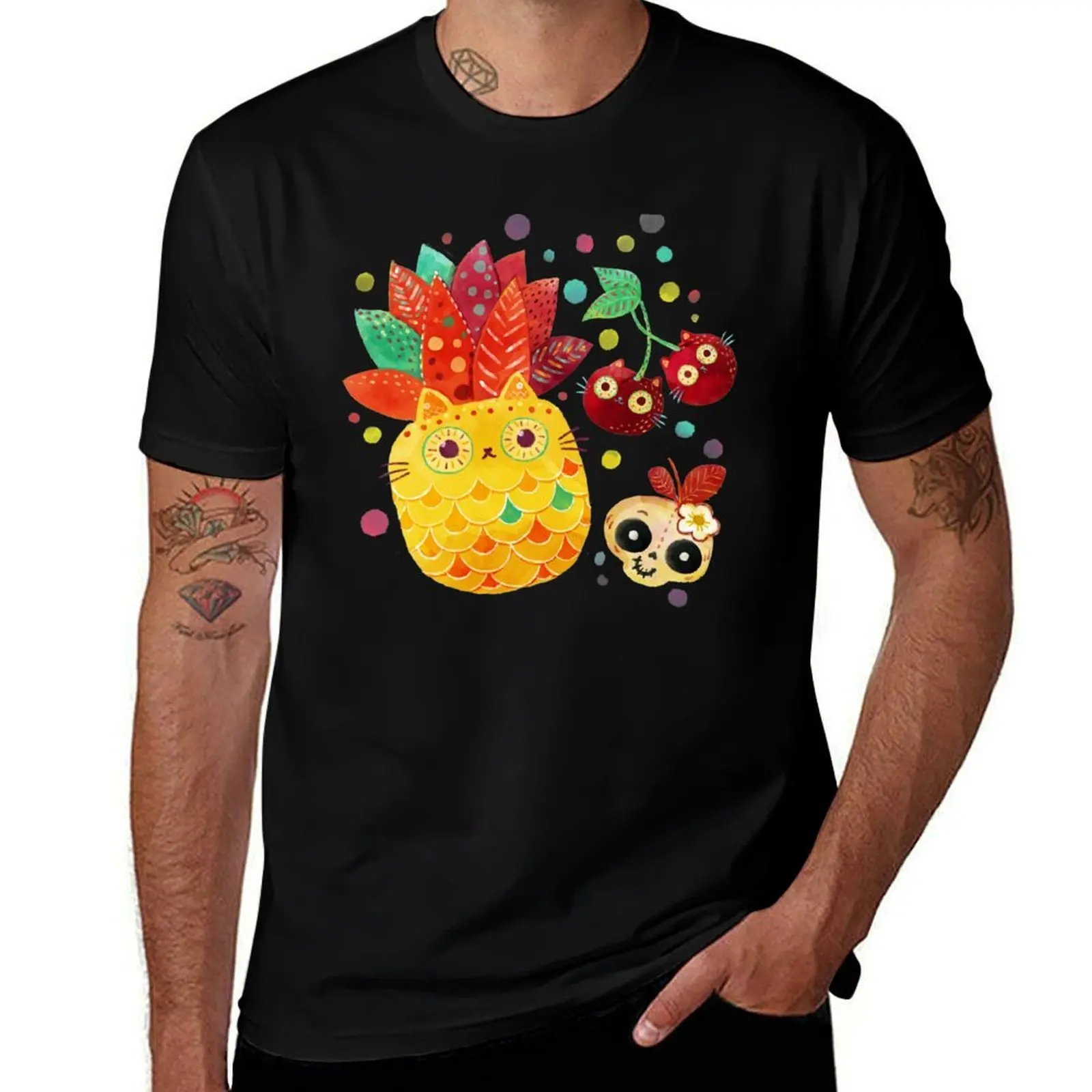 Mexican Tutti Frutti T-Shirt Industrial Work Tee Shirt T-Shirt