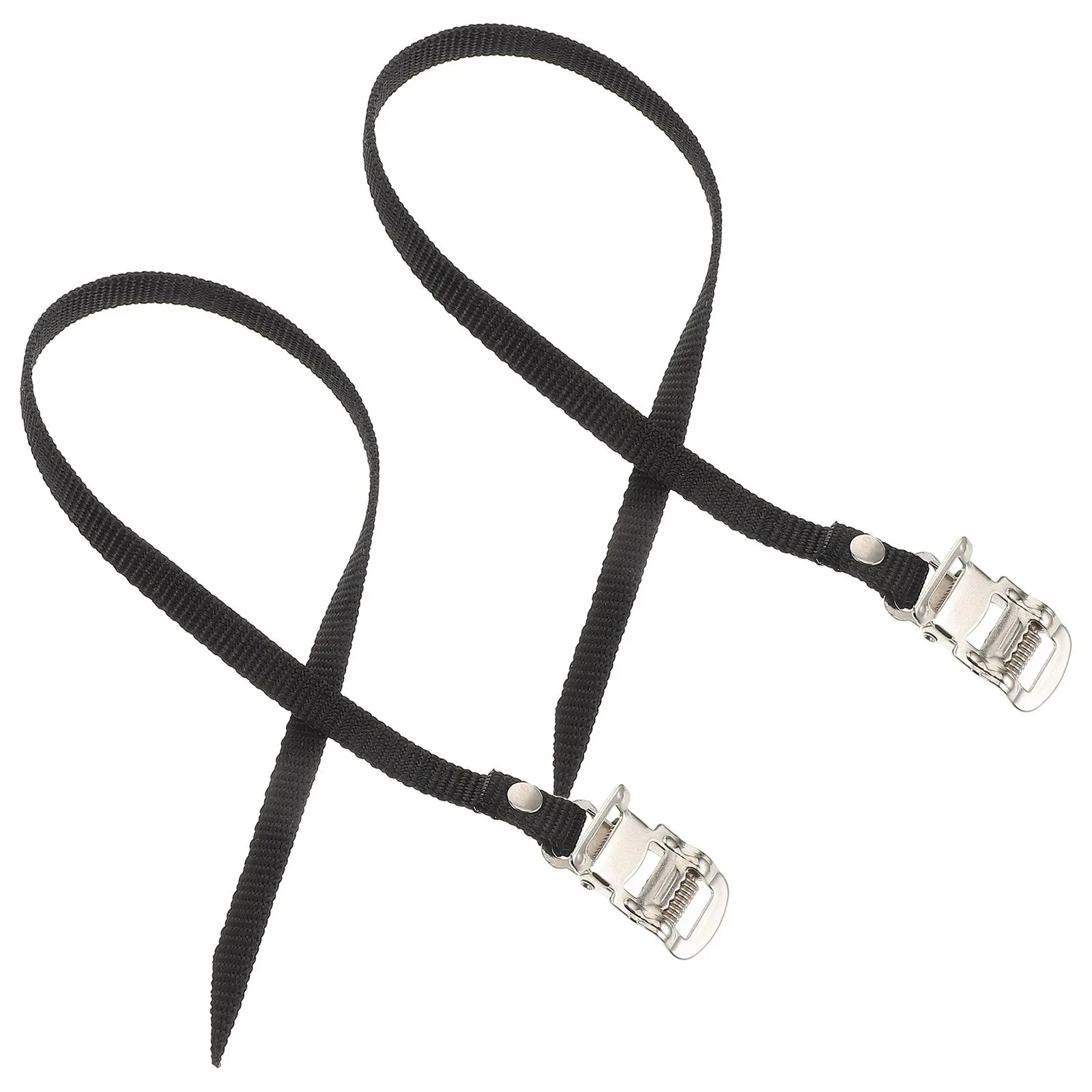 2Pcs Adjustable Cycling Pedal Straps Anti-Skid Foot Binding Straps Comfortable Replacement Bike Pedal Grips for Exercise Bikes