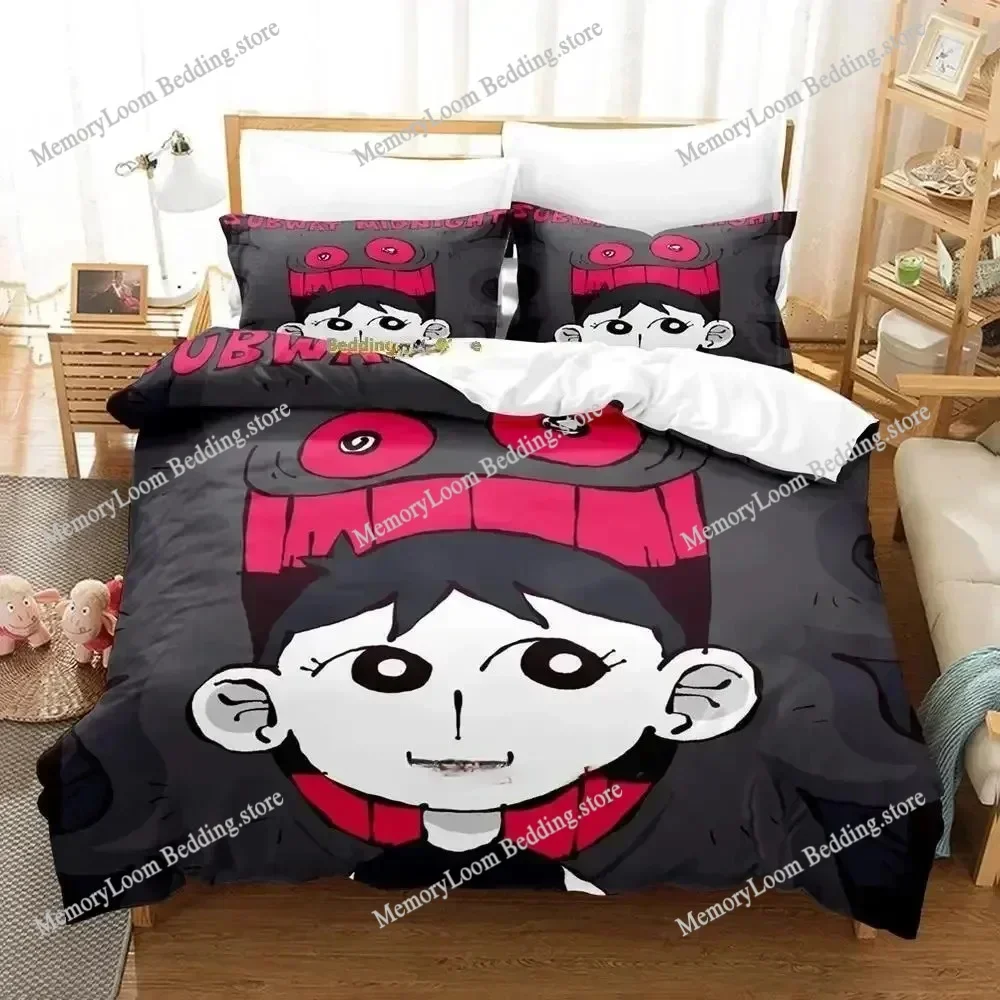 Anime SUBWAY MIDNIGHT Bedding Set Single Twin Full Queen King Size Bed Set Adult Kid Bedroom Duvet Cover Sets