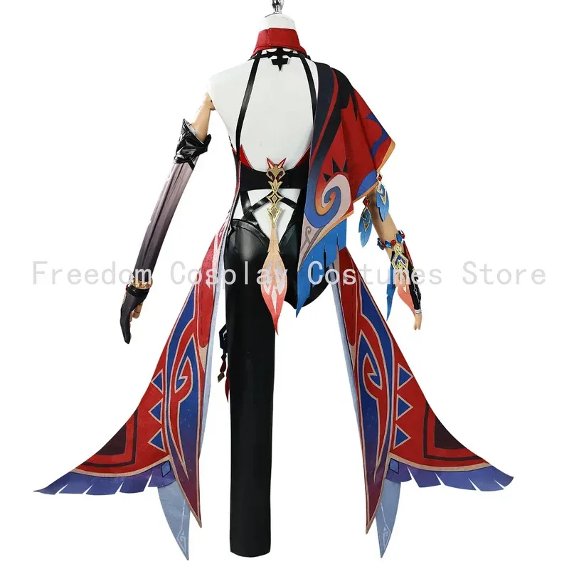 

Costume Genshin Impact Full Set Outfis Role Playing Suit Chasca Cosplay Wig Hallowee8;c'4,t;6.j'2;