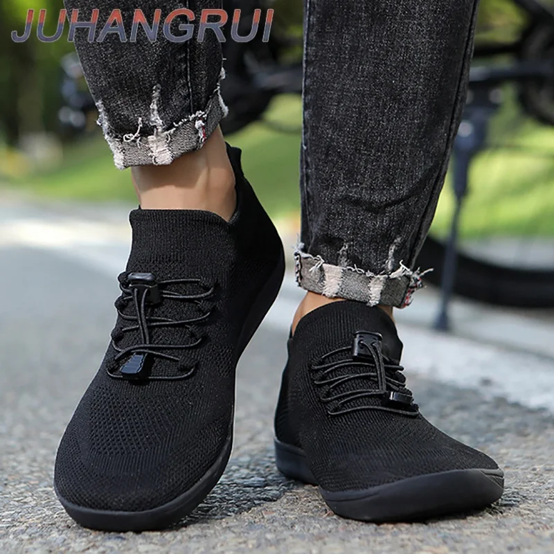 

Mens Womens Barefoot Minimalist Shoes Wide Toe Zero Drop Sneakers Breathable Mesh Walking Shoes Soft Sole Fitness Shoes Non-slip