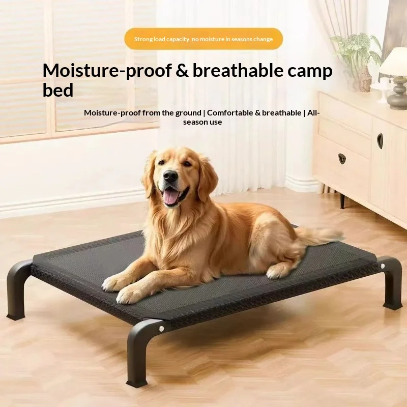 Breathable Washable Pet Cot All Season Outdoor Indoor Use Dog Beds Dog Beds for Medium Dogs Cat Bed Elevated Dog Bed Cooling