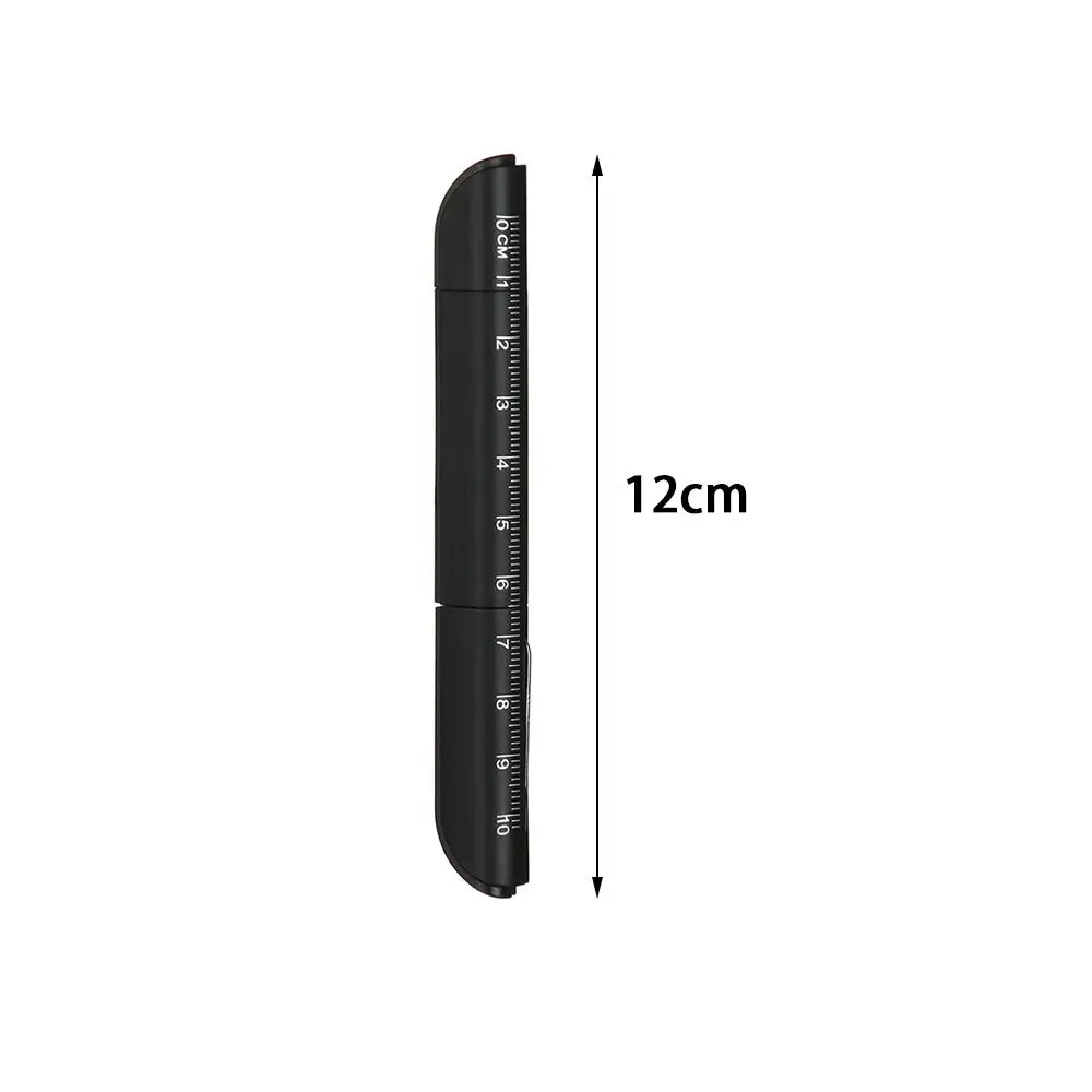 Creative Multifunction Ballpoint Pen with Folding Scissors Knife Ruler Candy Color Pens for Writing Office School Stationery