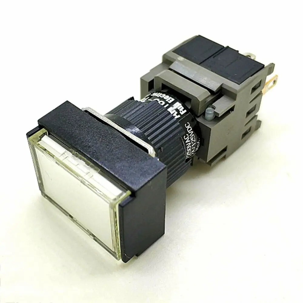 

1PCS New For fuji AH165-TLW11E3 White Pushbutton Command Switch 24VDC LED#QW