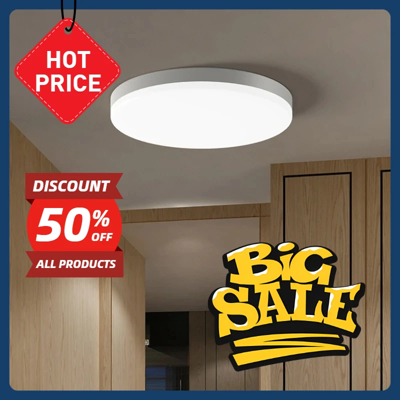 

Voice Control Ultrathin Surface Mounting Ceiling Lamp Modern LED Smart Ceiling Light Home Lighing Human Body Induction Lamp